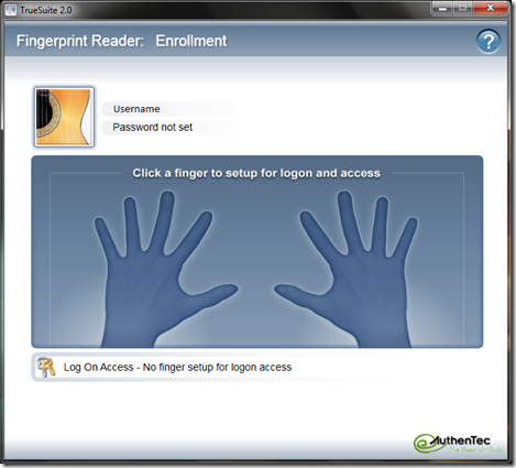 Authentec Fingerprint Software Windows 7 64 Bit